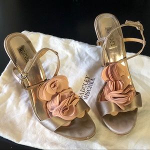 Badgley Mischka 'Cissy' Sandal - Rosegold sz11M